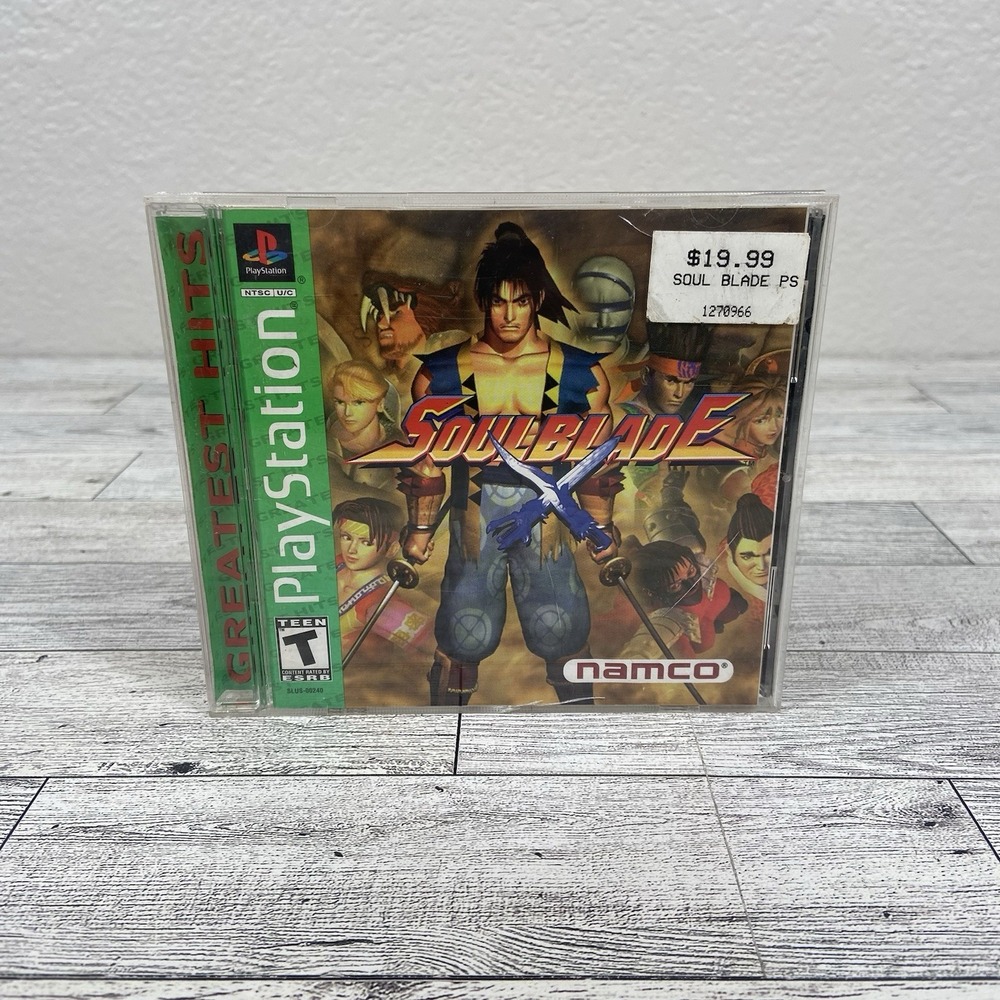 Soul Blade (Sony PlayStation 1, 1996) CIB